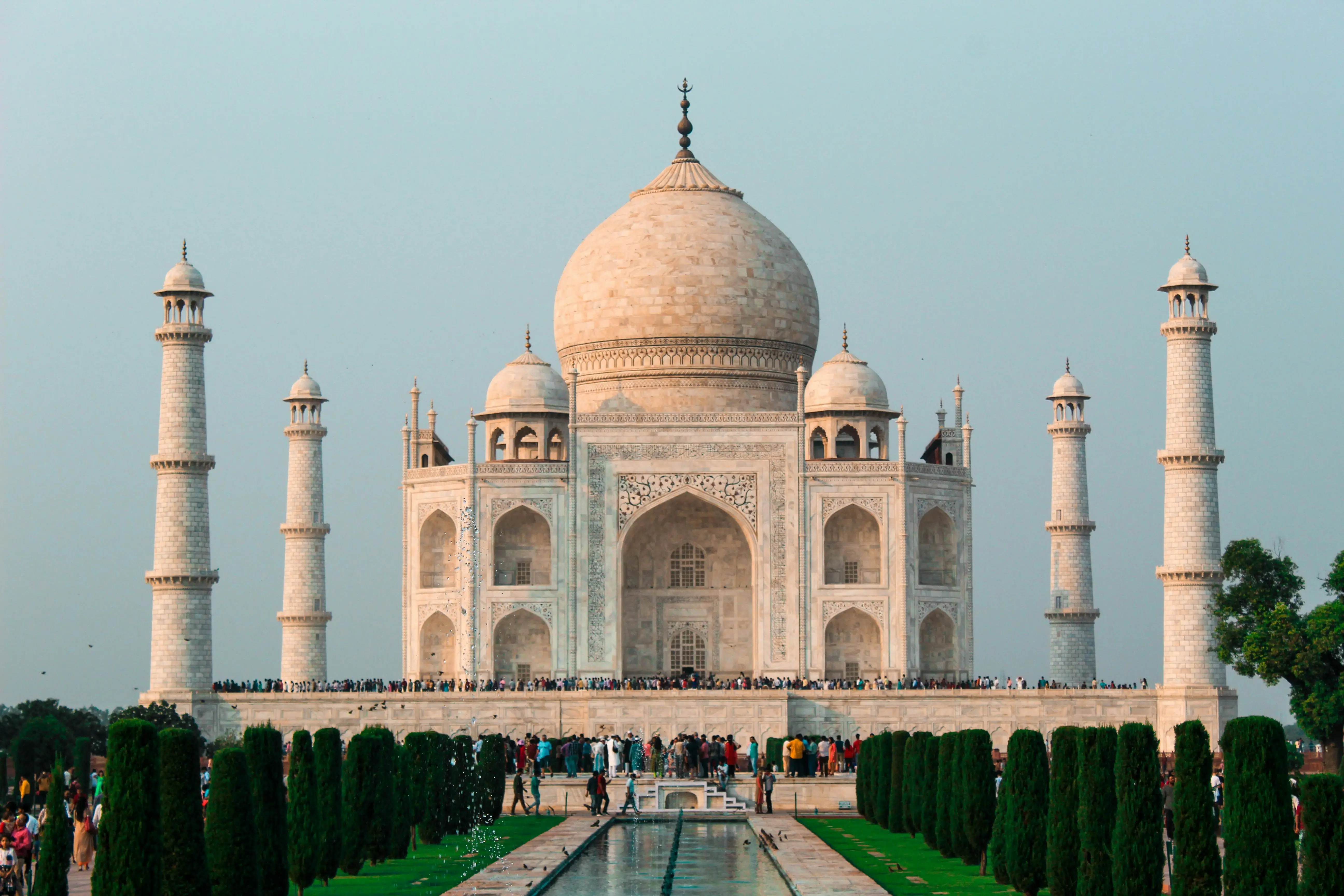 The outstanding creation known as the Taj Mahal.