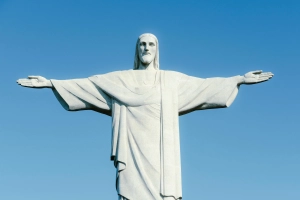 A beautiful shot of Christ the Redeemer.