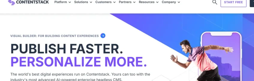 Content from Contentstack homepage