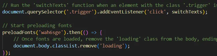 snippet of fourth portion of demo.js